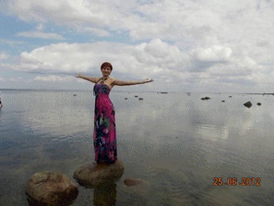 небо - девушка, небо - предпросмотр