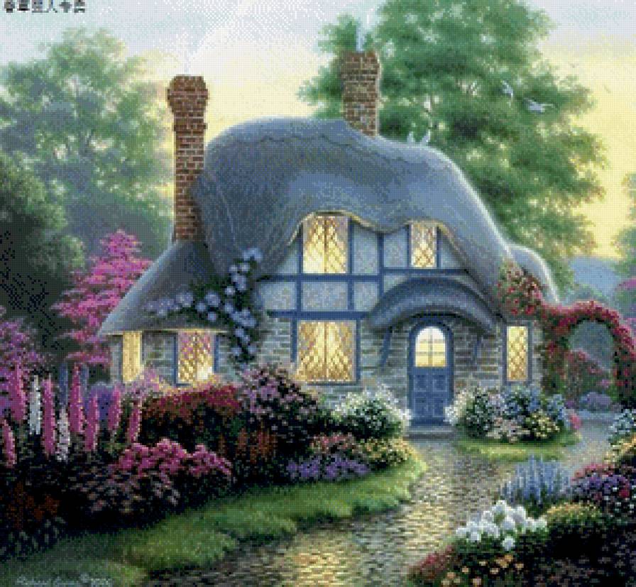 Серия домики - природа, пейзаж - предпросмотр