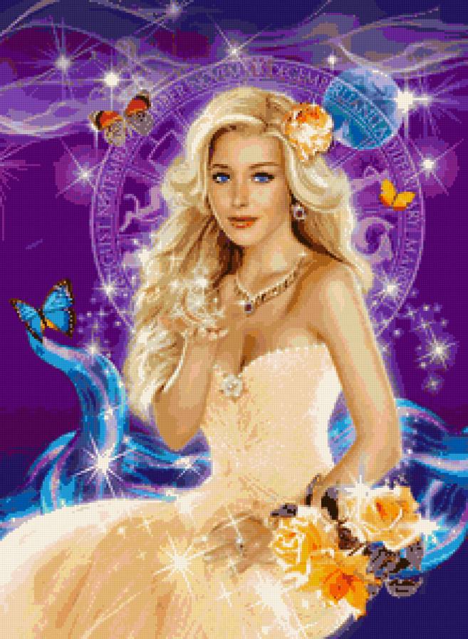 волшебница - девушка, красавица, волшебство - предпросмотр