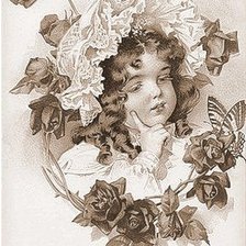 Схема вышивки «девочка»