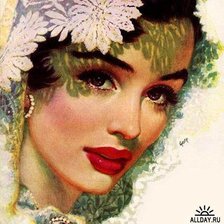 Схема вышивки «красотка»