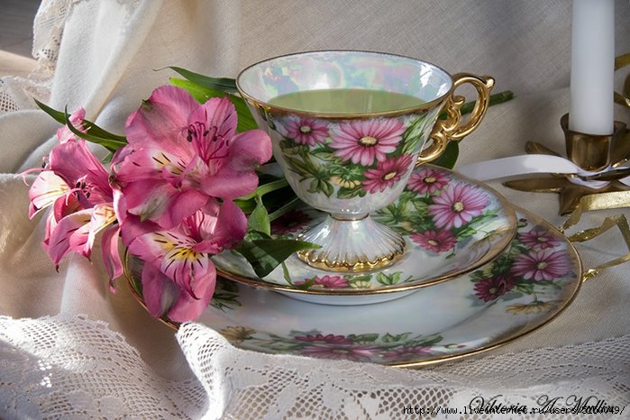 №618104 - чай, натюрморт, бокал - оригинал