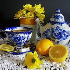 Схема вышивки «гжель2»