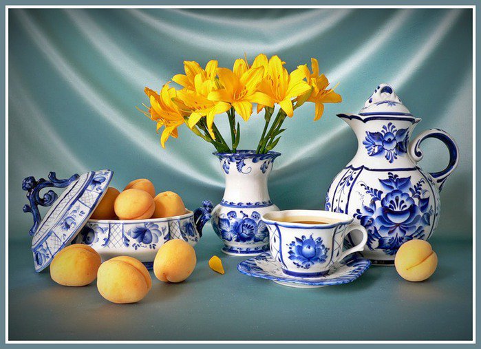 гжель 3 - оригинал