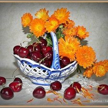 Схема вышивки «гжель4»