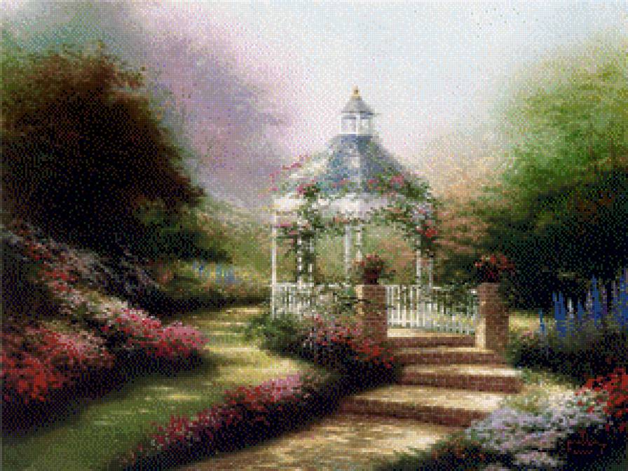 беседка - пейзаж - предпросмотр