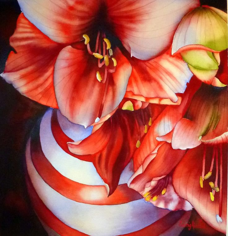 №618598 - ваза, цветы - оригинал