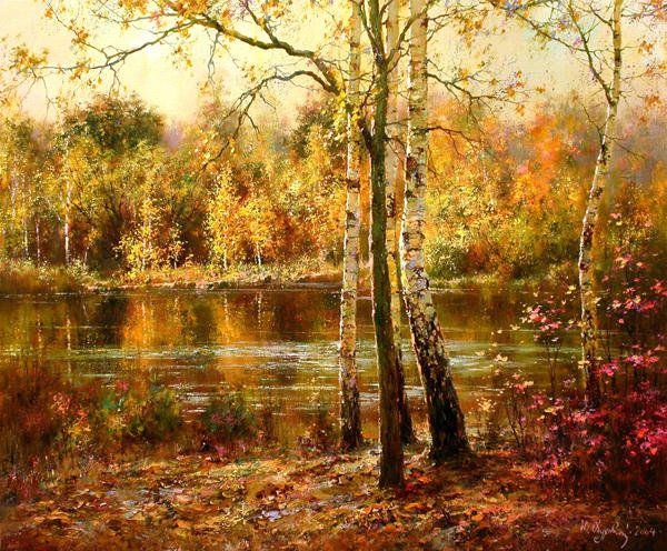 золотая осень - пейзаж - оригинал