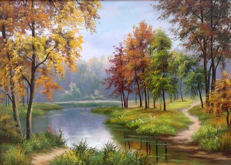 осенний пейзаж - пейзаж - оригинал