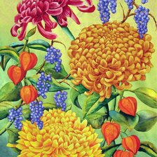 Схема вышивки «цветы»