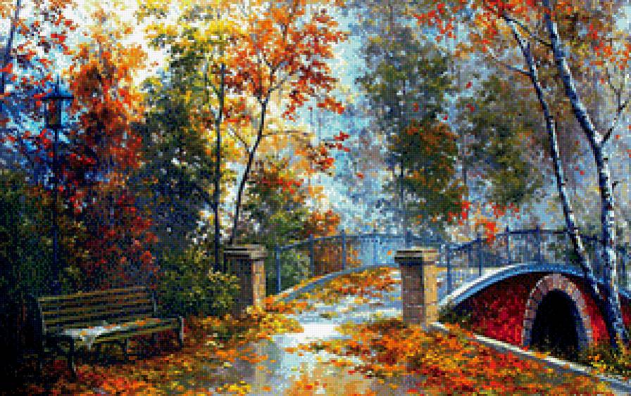 Осенний парк - предпросмотр