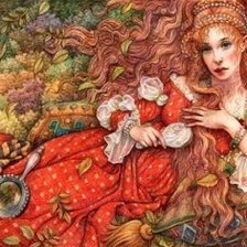 Схема вышивки «Рапунцель»