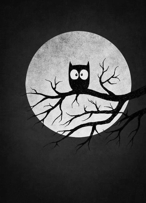 Сова - луна, сова - оригинал