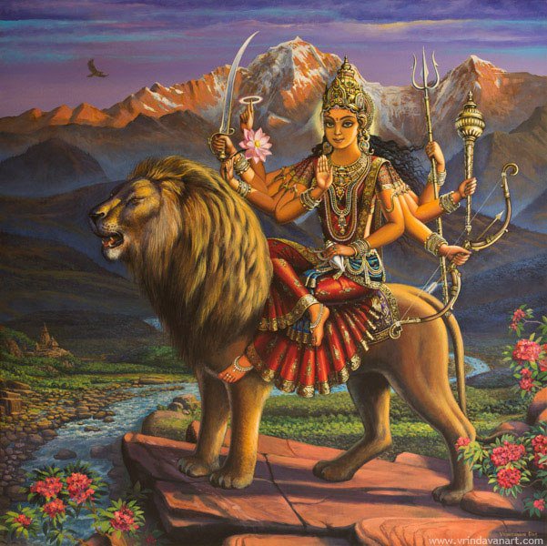Дурга - индия богиня - оригинал