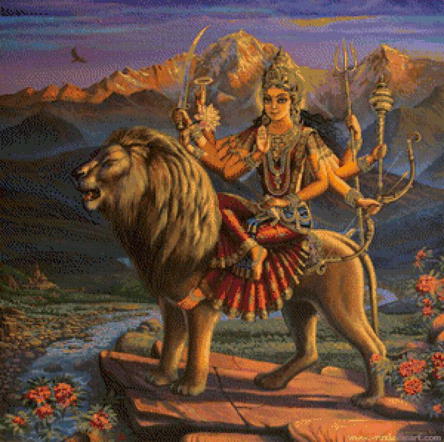 Дурга - индия богиня - предпросмотр