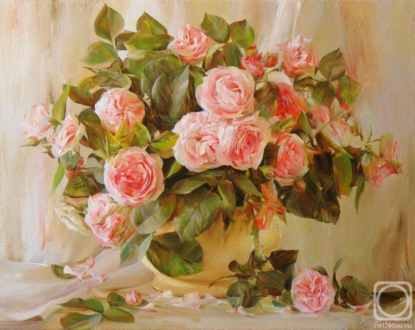 розовый букет - цветы - оригинал