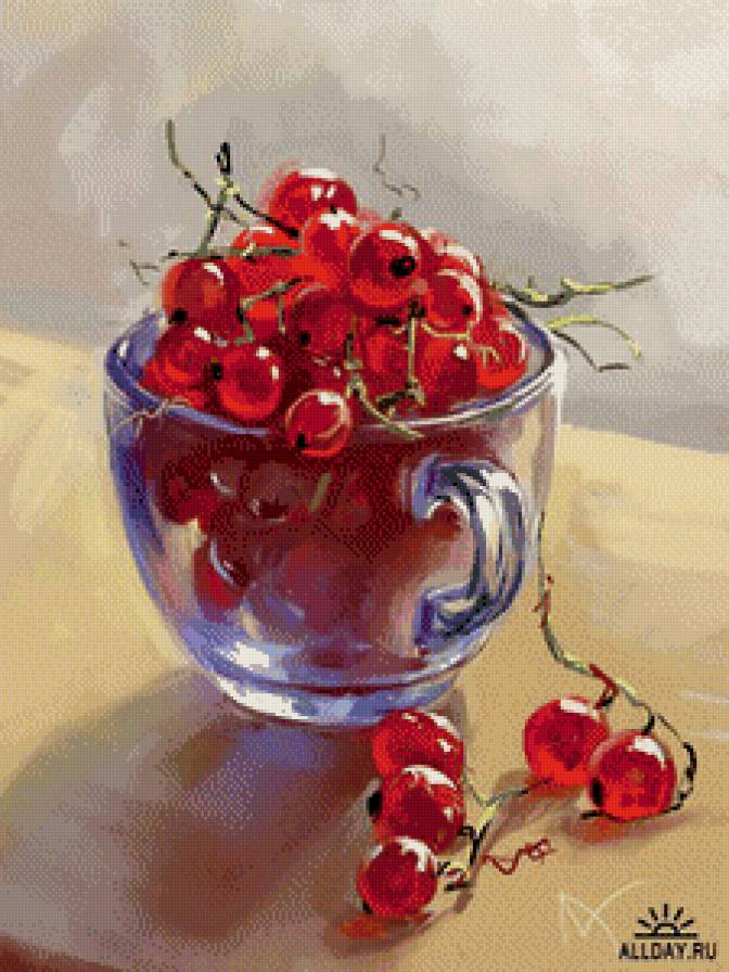Смородина - ягоды, натюрморт - предпросмотр