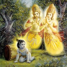 Схема вышивки «Кришна»