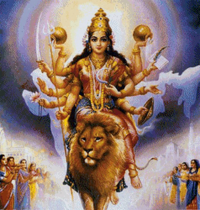 Дурга - индия богиня - предпросмотр