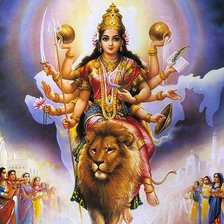 Схема вышивки «Дурга»