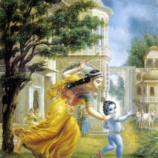 Схема вышивки «Кришна»