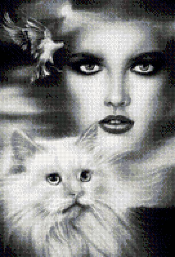 2 - закат, девушка - предпросмотр