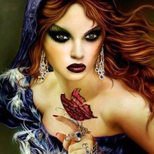 Схема вышивки «женская красота»