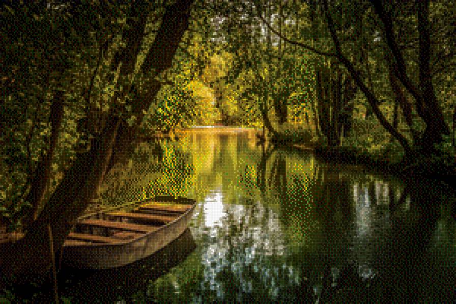 лесная река - предпросмотр