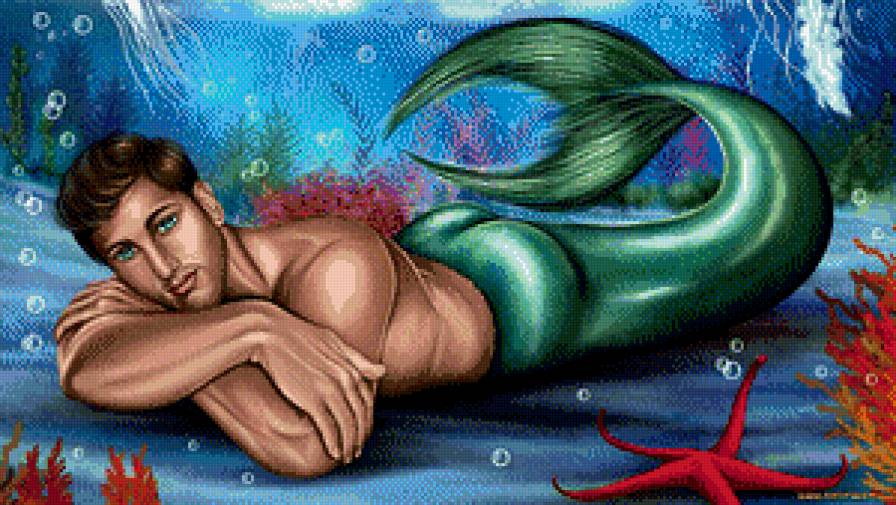 Вот такая "русалка" - море, рыбки, русалка - предпросмотр