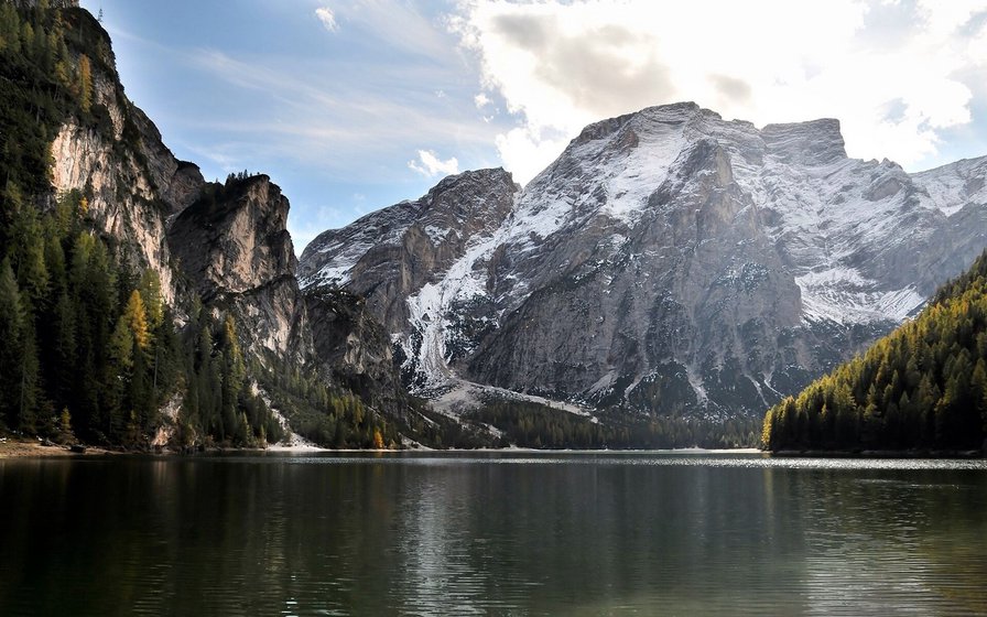 №622929 - горы, озеро, пейзаж - оригинал