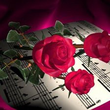 ноты и розы