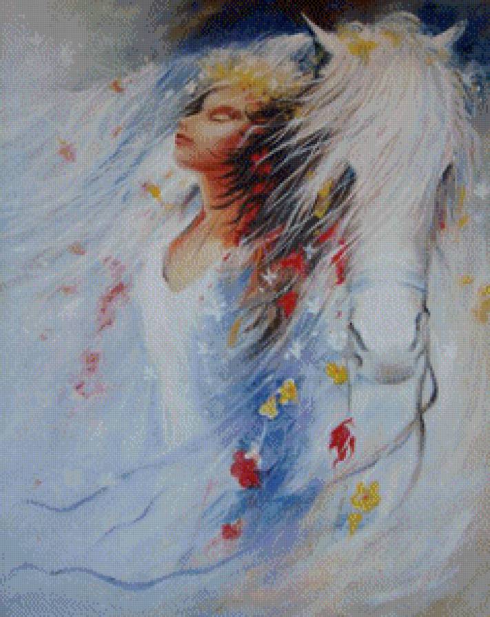 Красота женщины - конь, женщина - предпросмотр