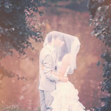 Схема вышивки «свадебное фото»