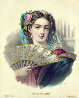 Дама с веером - оригинал