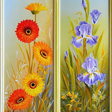 Цветочный диптих