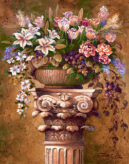 Цветы в вазе - оригинал