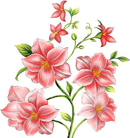 Нежные цветы - оригинал