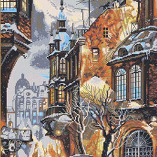 Схема вышивки «Городской пейзаж»