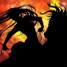 Схема вышивки «наездница»