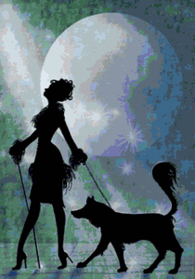 на прогулке - светотень - предпросмотр