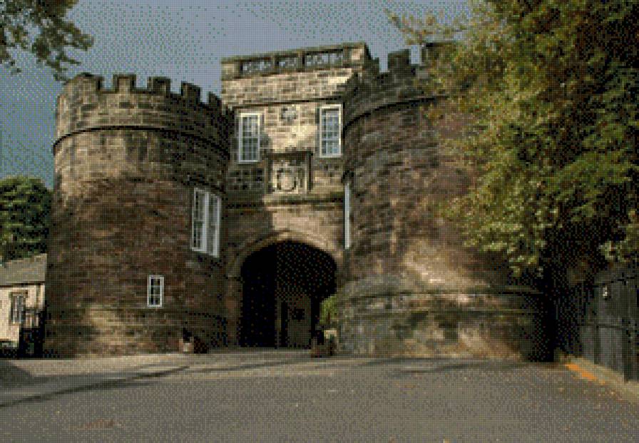 серия "крепость" - пейзаж. крепость. - предпросмотр