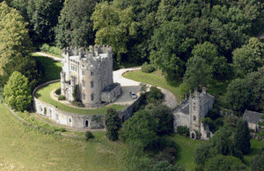 серия "крепость" - пейзаж. крепость. - предпросмотр