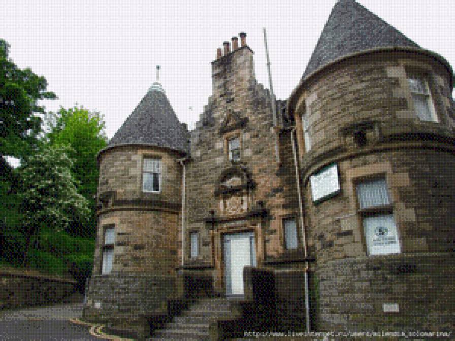 серия "крепость" - пейзаж. крепость. - предпросмотр