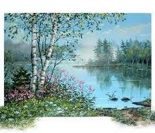 голубая весенняя даль