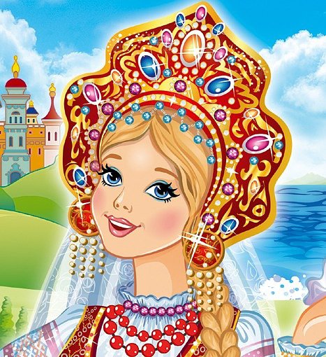 Русская красавица - девушка, красавица - оригинал