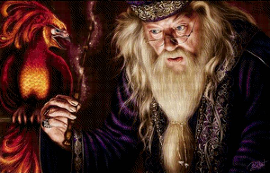 дамблдор - красота, картина, портрет, фентази - предпросмотр