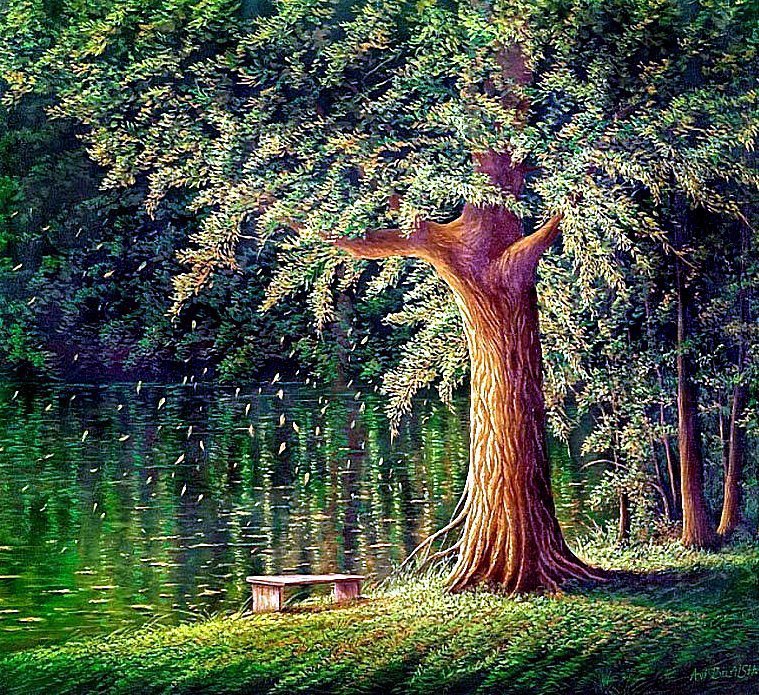 У озера - оригинал