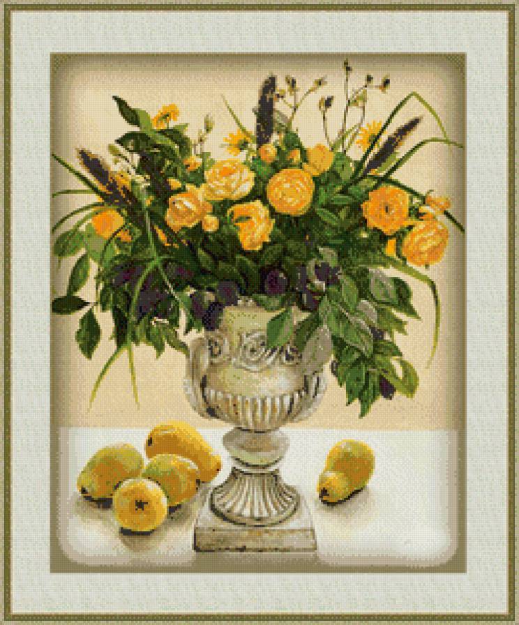 Желтый натюрморт - предпросмотр