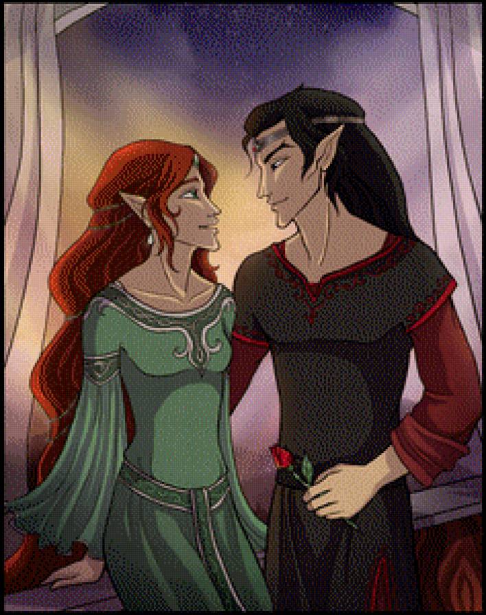 Нэри и Наро - эльфы - предпросмотр