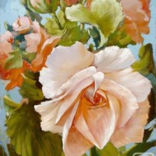 Схема вышивки «цветы»